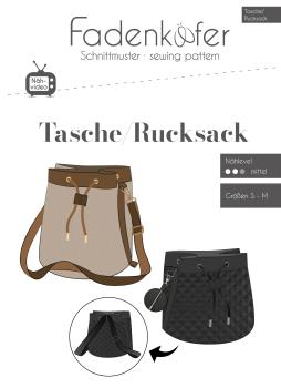 Papierschnittmuster-Tasche/Rucksack,Fadenkäfer